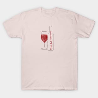 Benefits of red wine T-Shirt